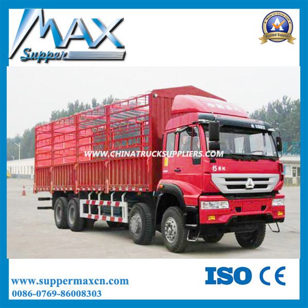 Sinotruk New Huanghe 8X4 Van Cargo Truck with High Loading Capacity 