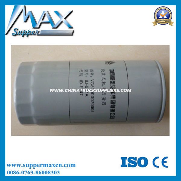 Sinotruk HOWO Auto Part Oil Filter Vg61000070005 