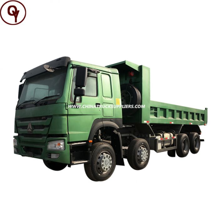 Sinotruk 6X4 371HP HOWO 8X4 12 Tires 30ton Sand Tipper Truck Price for Sale 