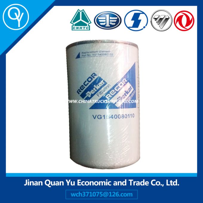 Oil Filter for Truck Part (VG1540080110) 