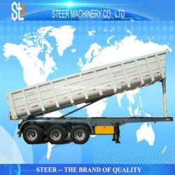 40 Cubic Meters Tipper Truck Trailer with 3 Axles Semi Trailer