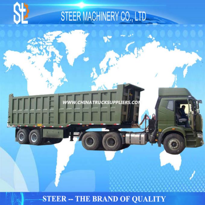 Multi Usage Cement Transport Tipping Truck Trailer 