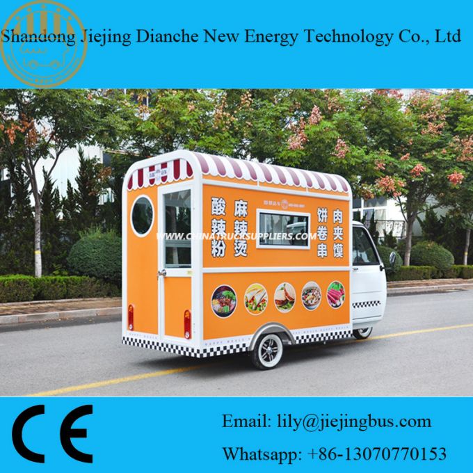 Factory Direct Tricycle Food Van for Selling Beverage and Food with Ce 