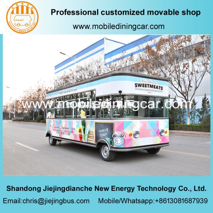 2018 New Design Good Quality Electric Mobile Commercial Truck 