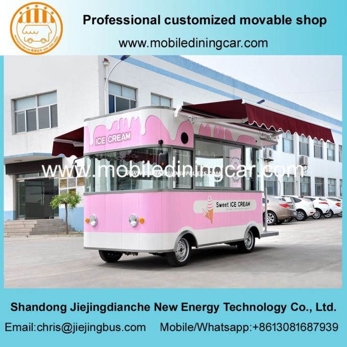 Good Quality Icecream Mobile electric Food Trailer 