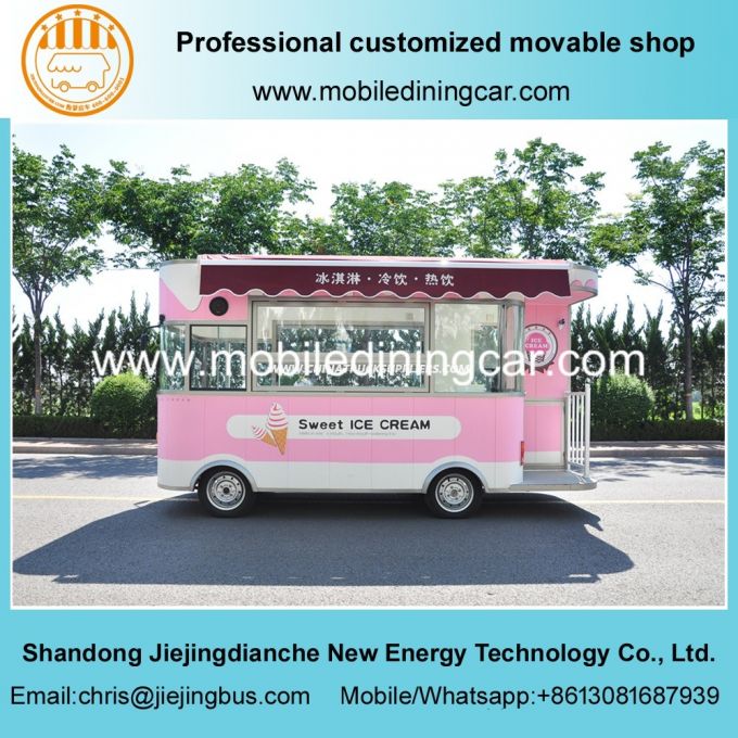 Hot Sales Sweet Icecream Mobile Electric Truck Sells to The Whole World 