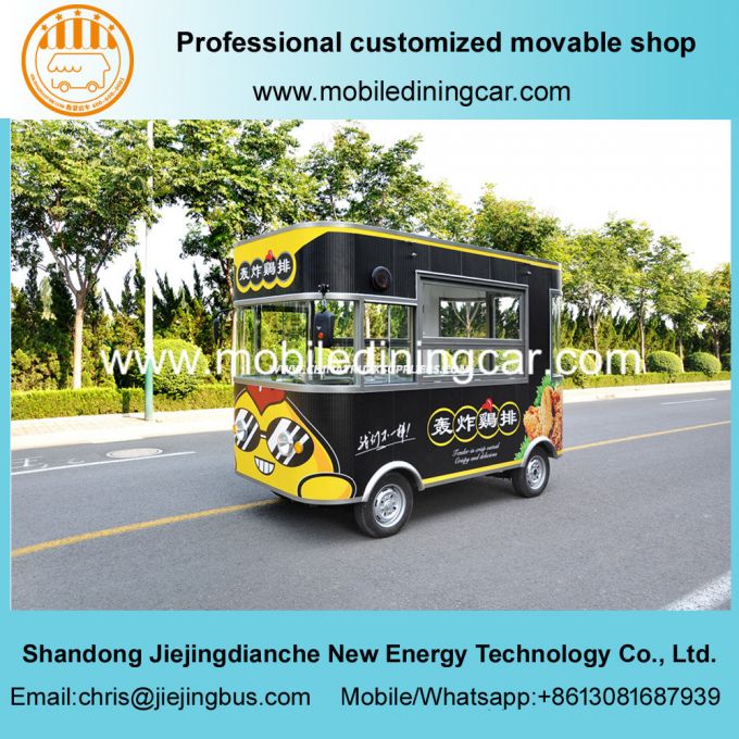 Good Quality Fried Chichen Breast Mobile Electric Fast Food Truck 