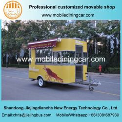 Customized Mobile Food Trtailer with Ce in China