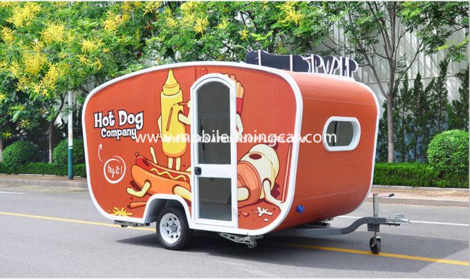 Multi-Functional Mobile Food Cart for Sale 