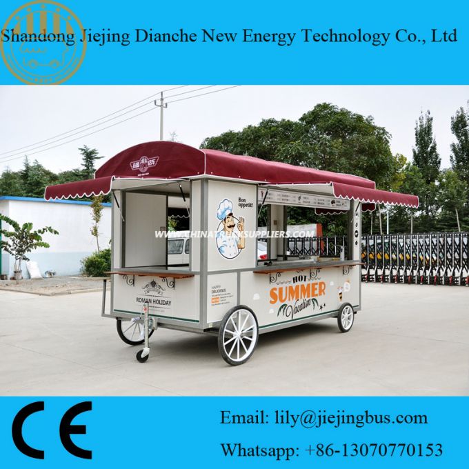 Jiejng Dianche Unique Design Catering Trailers for Sale Going to Everywhere with Ce 