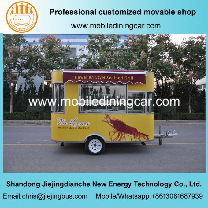 Food Catering Trailer in China with Ce 