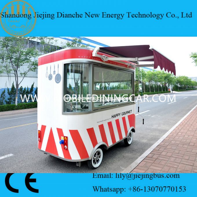 Optional Colors Ce Approved Food Truck Business with Battery 