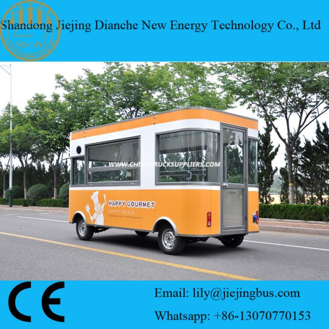 Small Vendors Electric Mini Food Truck for Sale with 4 Batteries Ce Approved 