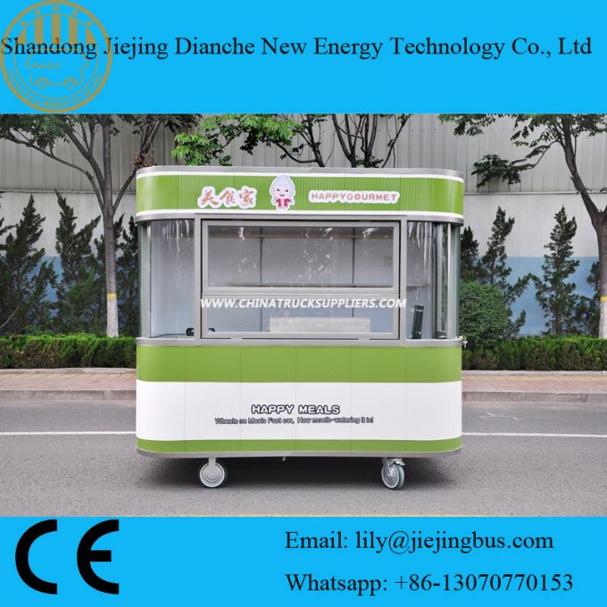 Customized Stationery Food Van with Ce Certificates 