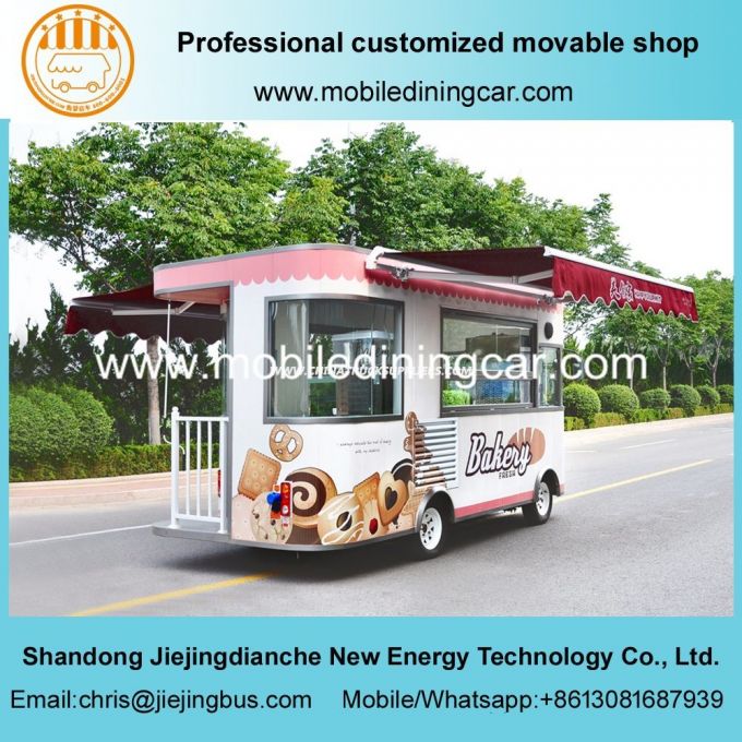 Four Wheels Electric Bakery Cart with High Quaiity and Competitive Price 