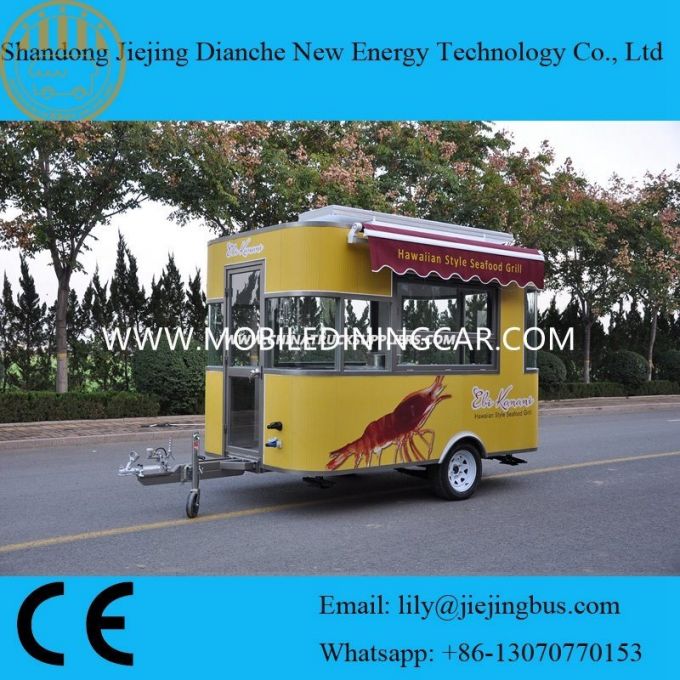 China Supplier Movable Fast Pizza Food Cart/Food Vending Cart on Sale 