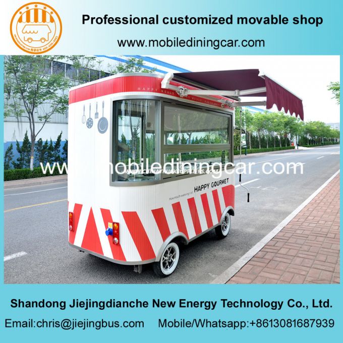 Customized Electric Food Truck/Food Cart with National Patent and Ce 