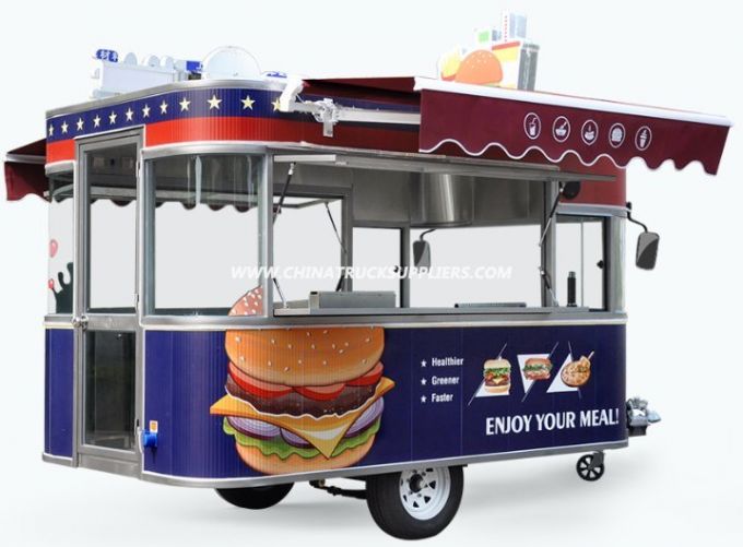 Mobile Food Trailer with Insulation Material for Sale 