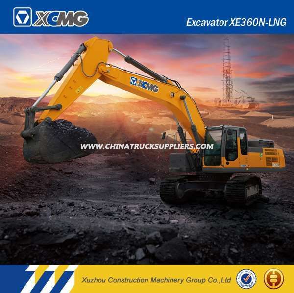 XCMG Official Manufacturer XE360N-LNG 36Ton Hydraulic Excavator 