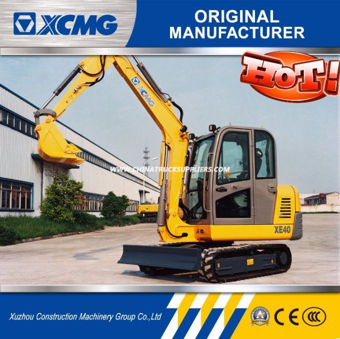 XCMG Xe40 4ton Crawler Excavator Construction Equipment for Sale 