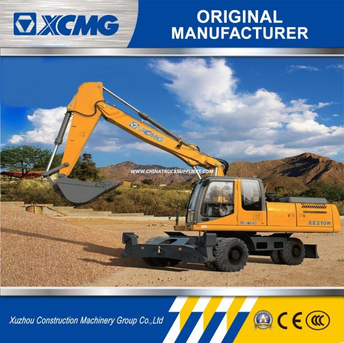 XCMG 21ton Wheel Excavator Xe210W with Good Price for Sale 