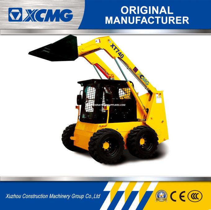 XCMG Official Xt740Xt750Xt760 Skid Steer Loader (more model for sales) 