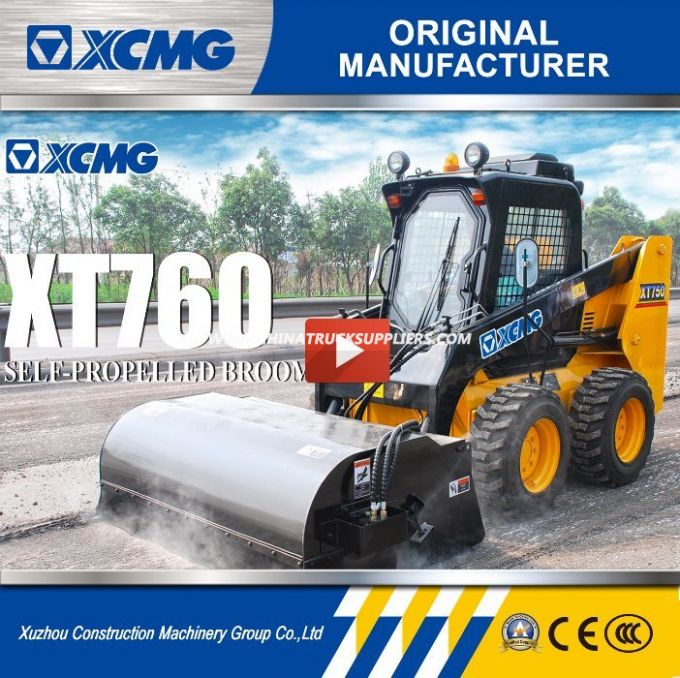 XCMG Official Original Manufacturer Xt760 Used Skid Steer Loader 