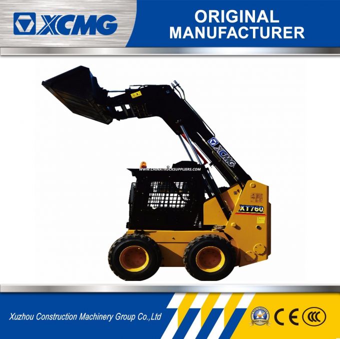 XCMG Official Original Manufacturer Xt760 Used Mini Skid Steer Loader 