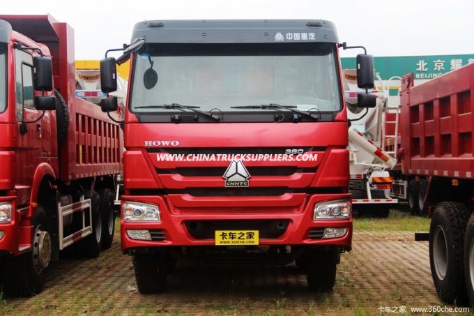 China Sinotruck HOWO Heavy Truck 380 Horsepower 6*4, 6m Dump Truck 