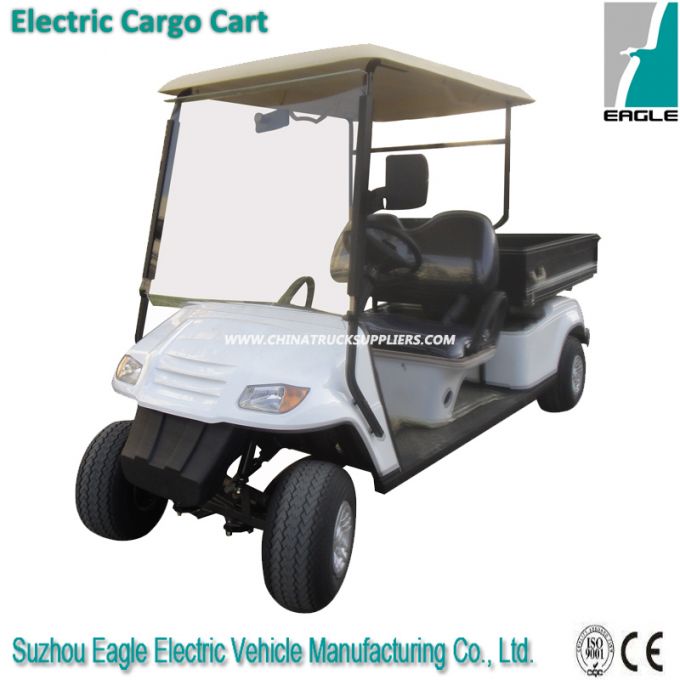 Electric Utility Golf Car, 2 Seats with Manual Lifted Box 