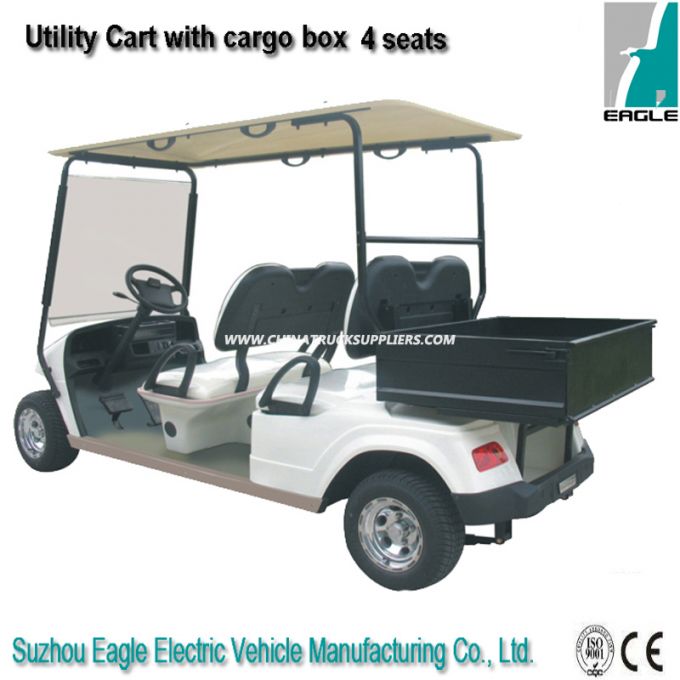 Utility Golf Buggy, 4 Seats with Steel Cargo Bed (EG2049H) 