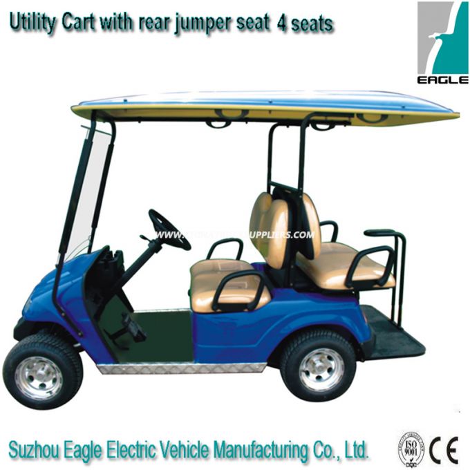 Electric Golf People Mover, with Rear Jumper Seat 