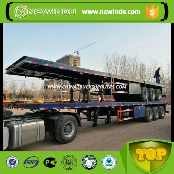 3 Axles/4 Axles Equipment Flat Bed Trailer 