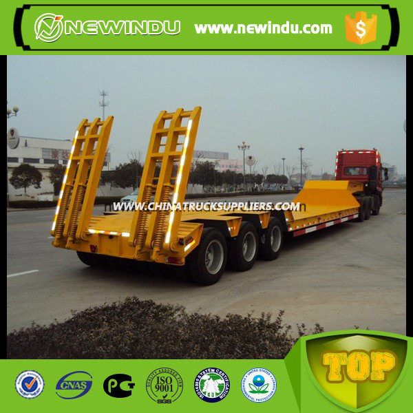 Transporting Heavy Duty Equipment 50 Ton Semi Trailer 