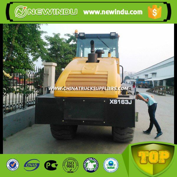 16 Ton Xs163j Single Drum Road Roller 