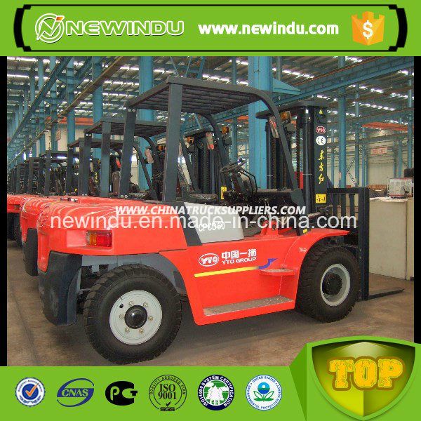 China Lifting Yto Forklift Machine Cpcd60 Price 