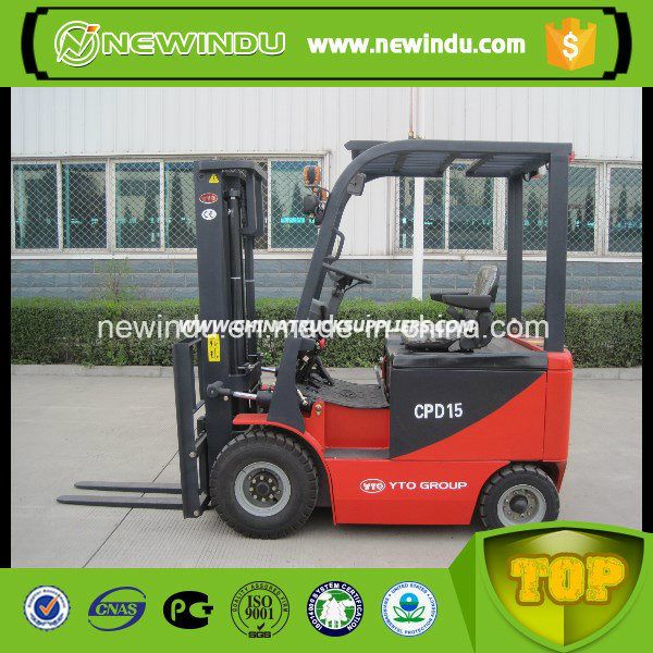 China Yto Battery Forklift Machine Cpd15 Price 