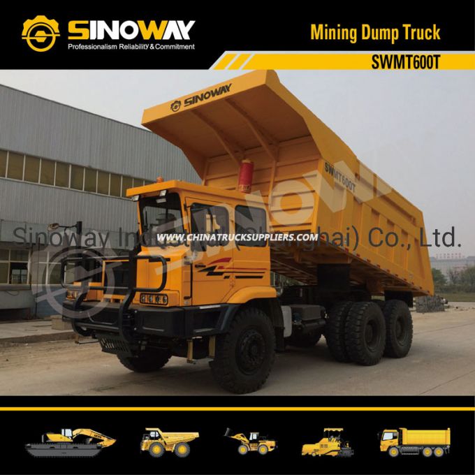 6X4 Mining Dump Truck with 60 Ton Payload Capacity 