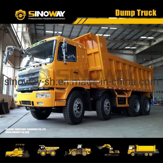 Chinese 8X4 Dump Truck, 30ton Tipper Truck with Cummins Engine 