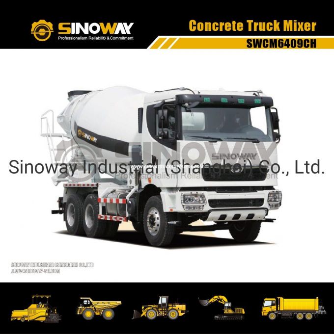 9m3 Concrete Truck Mixer, Self Loading Concrete Truck 