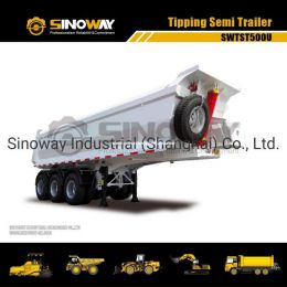 50 Ton U Type Body Capacity Tipper Semi Trailer/Semi Trailer