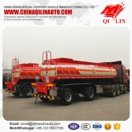 Brand New 18000 Liters Capacity Sulfuric Acid Tanker Semi Trailer