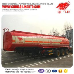 Gross Weight 40 Tons Tanker Trailer for Washing Oil Transportation