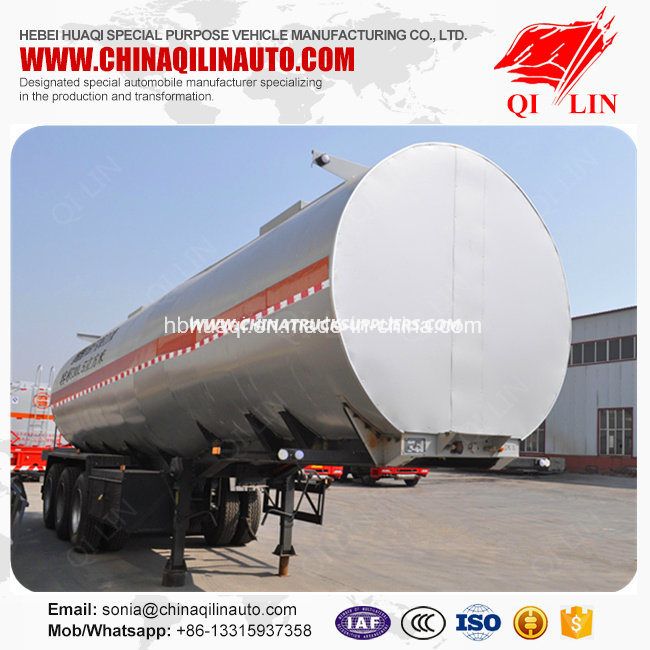 3 Axles Chemical Liquid Tanker Semi Trailer for Sale 