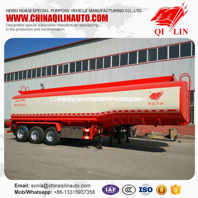 Total Weight 40 Tons Lubricating Oil Tanker Semi Trailer for Sale 