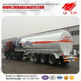 3 Compartments Aluminum Alloy Fuel Tanker Semi Trailer for Africa