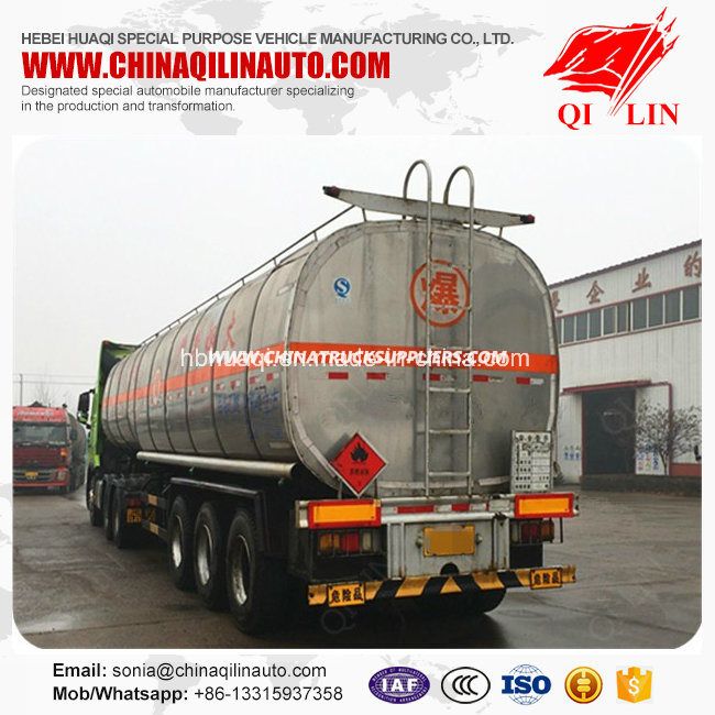 Widely Used 40000 Liters Chemical Liquids Tanker Trailer 