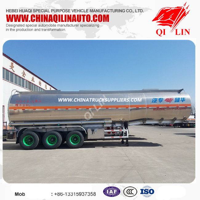 40000liters Aluminum Fuel Tanker Semi Trailer for Sale 