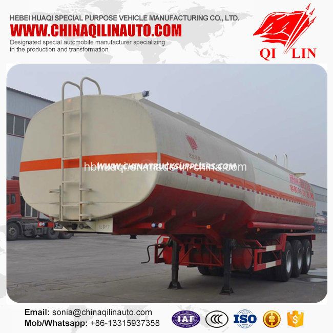 Lubricating Oil Tanker Semi Trailer with ABS Braking System 