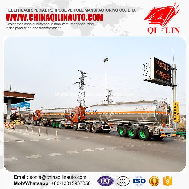 Aluminum Alloy Oil Tanker Truck Trailer 